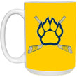 Load image into Gallery viewer, 15 oz. White Ice Dog Mug - Athletic Gold / One Size - Cooking