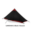 Load image into Gallery viewer, 2019 2 Person Outdoor Ultralight Camping Tent - Black 1P 3 Season - Travel