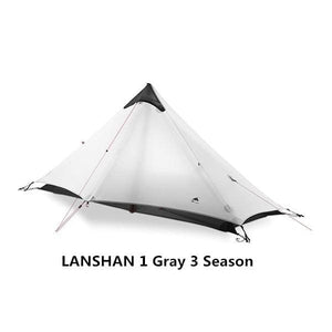2019 2 Person Outdoor Ultralight Camping Tent - Gray 1P 3 Season - Travel