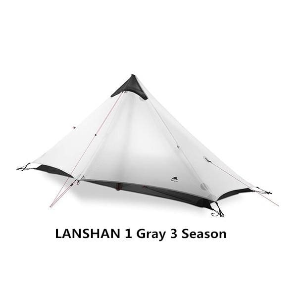 2019 2 Person Outdoor Ultralight Camping Tent - Gray 1P 3 Season - Travel