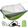 Load image into Gallery viewer, $39 Bushcraft Hammock Tent With Mosquito Net + FREE PILLOW - Green &amp; Gray - Travel