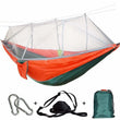 Load image into Gallery viewer, $39 Bushcraft Hammock Tent With Mosquito Net + FREE PILLOW - Green &amp; Red - Travel