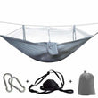 Load image into Gallery viewer, $39 Bushcraft Hammock Tent With Mosquito Net + FREE PILLOW - Light Gray - Travel