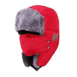 Load image into Gallery viewer, Bluetooth Bomber Hat - Ski Board Hunt Snowshoe Work - Red - Travel