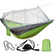 Load image into Gallery viewer, Bushcraft Hammock Tent With Mosquito Net - Green &amp; Gray - Travel