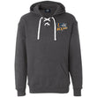 Load image into Gallery viewer, Embroidered America Heavyweight Sport Lace Hoodie - Charcoal Heather / X-Small - Sweatshirts