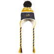 Load image into Gallery viewer, Embroidered Holloway Hat with Ear Flaps and Braids - Light Gold / One Size - Hats