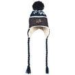 Load image into Gallery viewer, Embroidered Holloway Hat with Ear Flaps and Braids - Navy / One Size - Hats