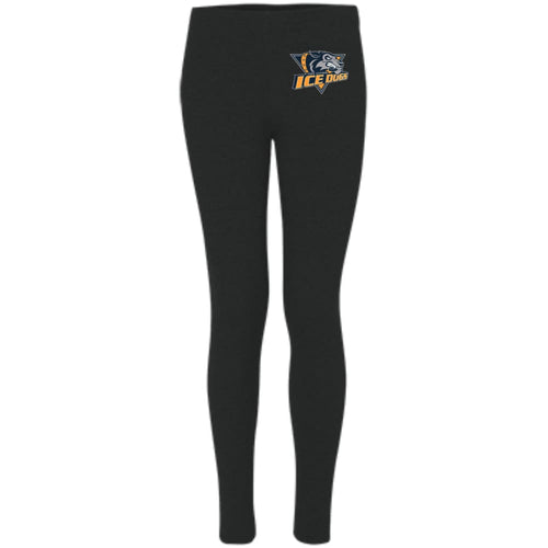 Embroidered Womens Leggings - Black / X-Small - Pants