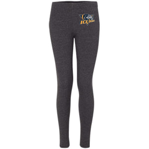 Embroidered Womens Leggings - Charcoal / X-Small - Pants