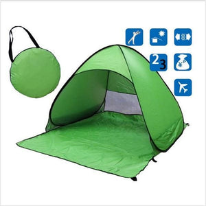 Folding Pop Up Beach Tent - Green / China - Travel