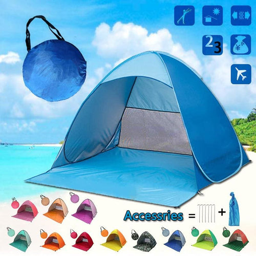 Folding Pop Up Beach Tent - Travel