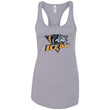 Load image into Gallery viewer, Ice Dogs Ladies Ideal Racerback Tank - Heather Grey / X-Small - T-Shirts