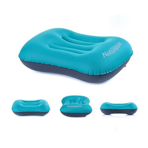 Inflatable Sleeping Pillow - Blue