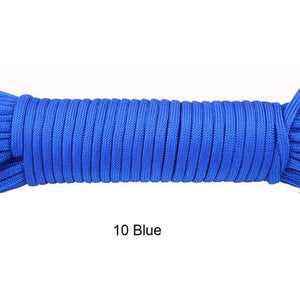 Paracord Rope - Blue 10 / 100FT - bushcraft
