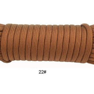 Paracord Rope - Coyote brown 22 / 100FT - bushcraft