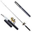 Load image into Gallery viewer, Retractable Fish Rod - Black - Travel