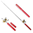 Load image into Gallery viewer, Retractable Fish Rod - Red - Travel
