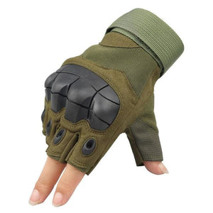 TACTICAL MILITARY GLOVES - Half finger army gre / S(18-20CM) - Tools