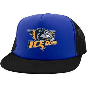 Trucker Hat with Snapback - Royal/Black / One Size - Hats