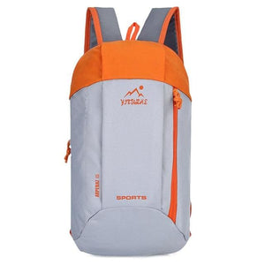 Ultralight Breathable Sports Backpack - Gray Orange - Travel