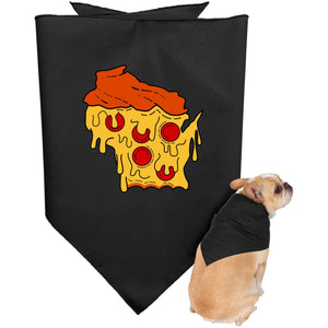 Wisconsin Wizza Dog Bandana - Black / One Size - Pet Accessories