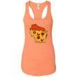 Load image into Gallery viewer, Wisconsin WIZZA Ladies Racerback Tank - Light Orange / X-Small - T-Shirts